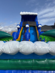 new20single201 1744055069 18' Tidal Wave Water Slide w/ Splash Landing